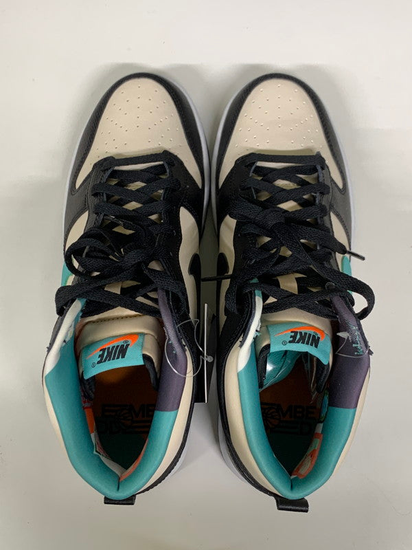【中古品】【メンズ】 NIKE ナイキ DUNK HIGH RETRO EMB PEARL WHITE AND WASHED TEAL D09455-200 ダンク ハイ レトロ EMB スニーカー メンズ シューズ 靴 160-260521-em-55-min サイズ：27.5cm カラー：ホワイト/ブラック系 万代Net店