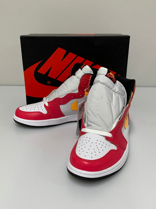 【中古品】【メンズ】 NIKE ナイキ AIR JORDAN 1 HIGH OG LIGHT FUSION RED 555088-603 エアジョーダン1 ハイ OG スニーカー メンズ シューズ 靴 160-260521-em-53-min サイズ：27.0cm カラー：ライトフュージョンレッド 万代Net店