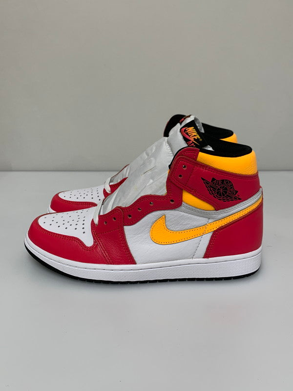 【中古品】【メンズ】 NIKE ナイキ AIR JORDAN 1 HIGH OG LIGHT FUSION RED 555088-603 エアジョーダン1 ハイ OG スニーカー メンズ シューズ 靴 160-260521-em-53-min サイズ：27.0cm カラー：ライトフュージョンレッド 万代Net店