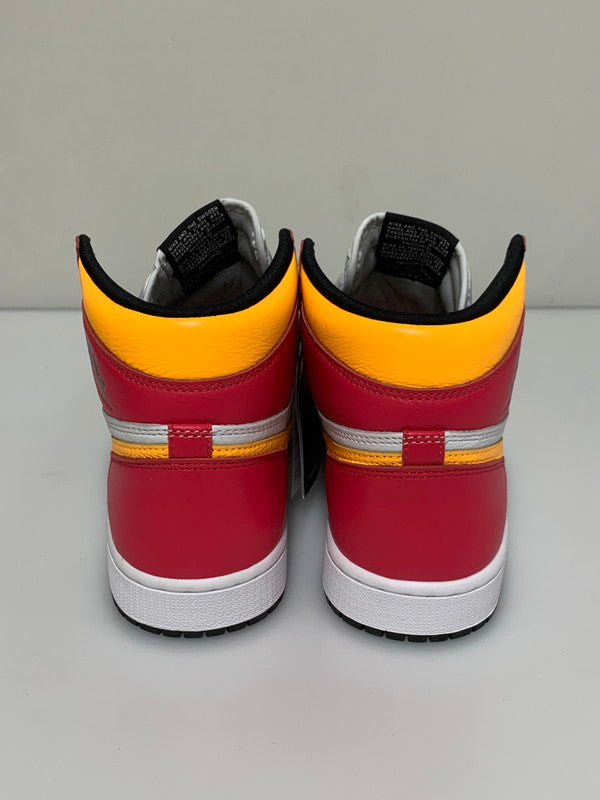 【中古品】【メンズ】 NIKE ナイキ AIR JORDAN 1 HIGH OG LIGHT FUSION RED 555088-603 エアジョーダン1 ハイ OG スニーカー メンズ シューズ 靴 160-260521-em-53-min サイズ：27.0cm カラー：ライトフュージョンレッド 万代Net店