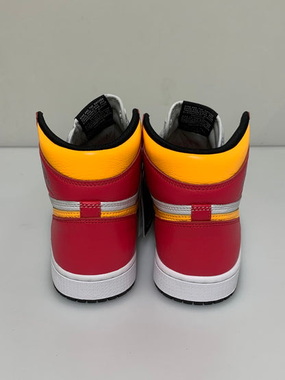【中古品】【メンズ】 NIKE ナイキ AIR JORDAN 1 HIGH OG LIGHT FUSION RED 555088-603 エアジョーダン1 ハイ OG スニーカー メンズ シューズ 靴 160-260521-em-53-min サイズ：27.0cm カラー：ライトフュージョンレッド 万代Net店