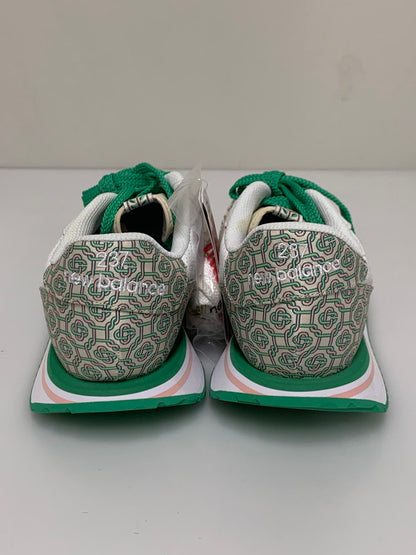 【中古品】【メンズ】 NEW BALANCE ニューバランス × CASABLANCA カサブランカ MS237CBA 237 MONOGRAM モノグラム スニーカー メンズ シューズ 靴 162-260521-em-46-min サイズ：27.5cm カラー：ホワイト/グリーン/ピンク 万代Net店