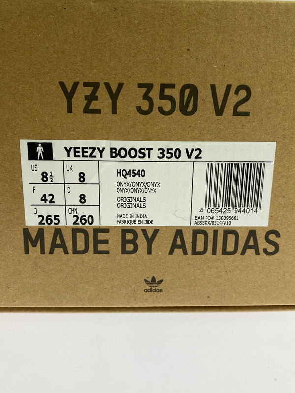 【未使用品】【メンズ】 adidas アディダス YEEZY BOOST 350 V2 HQ4540 イージー ブースト 350 V2 スニーカー 靴 161-260523-kk-06-min カラー：ONYX/ONYX/ONYX 万代Net店