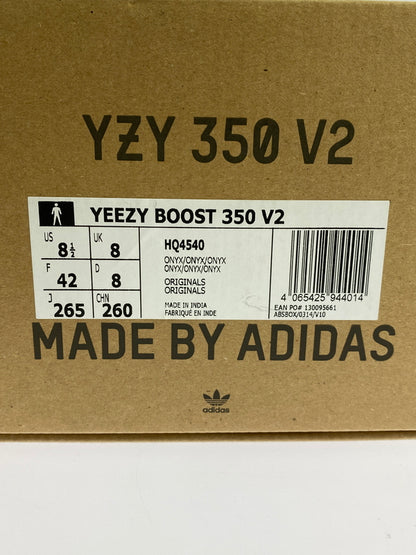 【未使用品】【メンズ】 adidas アディダス YEEZY BOOST 350 V2 HQ4540 イージー ブースト 350 V2 スニーカー 靴 161-260523-kk-06-min カラー：ONYX/ONYX/ONYX 万代Net店