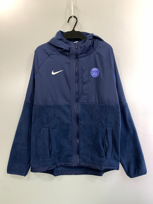 【中古美品】【メンズ】 NIKE ナイキ DN3113-410 パリサンジェルマン ウインター オールウェザー フリース ジャケット アウター 148-260520-AS-49-min サイズ：L カラー：ネイビー 万代Net店