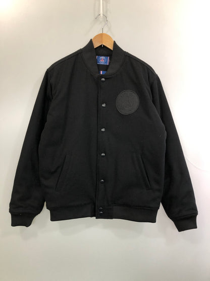 【中古品】【メンズ】 PARIS SAINT GERMAIN パリ サンジェルマン ALL MELTON JACKET PS2323FW0001 オール メルトン ジャケット メンズ アウター 142-260520-KS-08-min サイズ：L カラー：ブラック 万代Net店