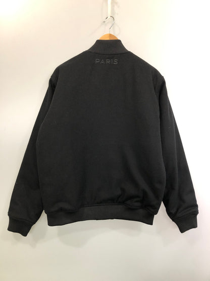 【中古品】【メンズ】 PARIS SAINT GERMAIN パリ サンジェルマン ALL MELTON JACKET PS2323FW0001 オール メルトン ジャケット メンズ アウター 142-260520-KS-08-min サイズ：L カラー：ブラック 万代Net店