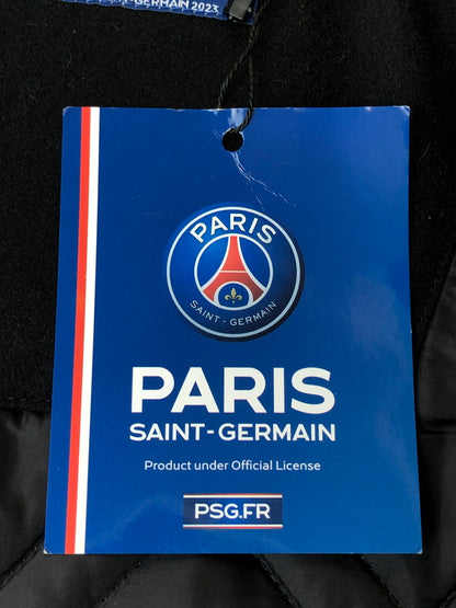 【中古品】【メンズ】 PARIS SAINT GERMAIN パリ サンジェルマン ALL MELTON JACKET PS2323FW0001 オール メルトン ジャケット メンズ アウター 142-260520-KS-08-min サイズ：L カラー：ブラック 万代Net店