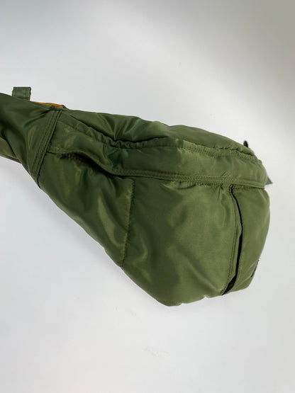 【中古品】【メンズ】 PORTER ポーター TANKER SHOULDER BAG ショルダーバッグ 鞄 188-260805-zi-35-min カラー：グリーンカーキ 万代Net店