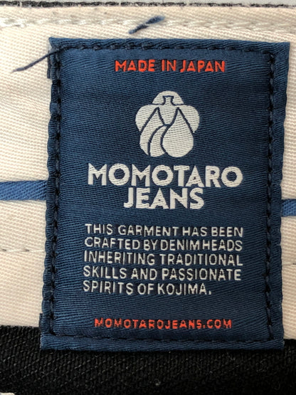 【中古品】【メンズ】 桃太郎ジーンズ BLACK JEANS M400STBZ4S ブラックジーンズ デニム メンズ ボトムス 156-260520-KS-03-min サイズ：W30 カラー：ブラック 万代Net店