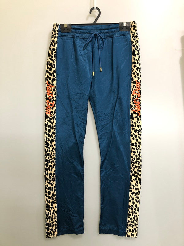 【中古品】【メンズ】 JUST DON ジャスト ドン LEOPARD TRACK PANT トラックパンツ ボトムス 153-260520-AS-30-min サイズ：M カラー：ブルー/レオパード 万代Net店