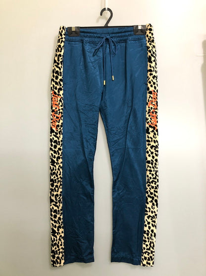 【中古品】【メンズ】 JUST DON ジャスト ドン LEOPARD TRACK PANT トラックパンツ ボトムス 153-260520-AS-30-min サイズ：M カラー：ブルー/レオパード 万代Net店