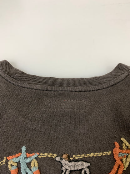 【中古品】【メンズ】 SUPREME シュプリーム ZODIAC TEE ゾディアック ティー 半袖Tシャツ メンズ トップス 149-260520-KS-22-min サイズ：L カラー：チャコールグレー 万代Net店