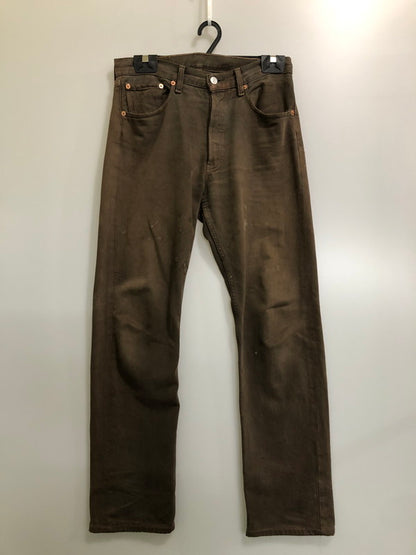 【現状渡し品】【メンズ】 LEVI'S リーバイス 501-0128 501 DENIM PANT デニムパンツ ボトムス 157-260520-AS-15-min サイズ：W31L34 カラー：ブラウン 万代Net店