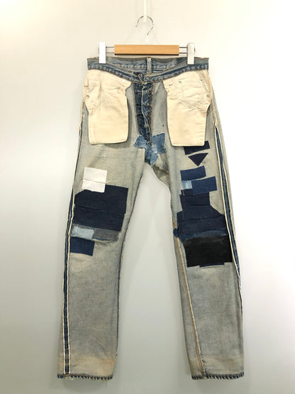 【ジャンク品】【メンズ】 LEVI'S リーバイス 66後期 501 DENIM PANT リーバイス デニムパンツ ジーンズ メンズ ボトムス 157-260520-KS-04-min サイズ：W30 L34 カラー：ライトブルー 万代Net店