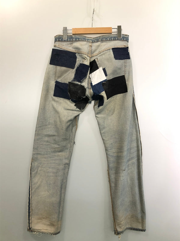 【ジャンク品】【メンズ】 LEVI'S リーバイス 66後期 501 DENIM PANT リーバイス デニムパンツ ジーンズ メンズ ボトムス 157-260520-KS-04-min サイズ：W30 L34 カラー：ライトブルー 万代Net店