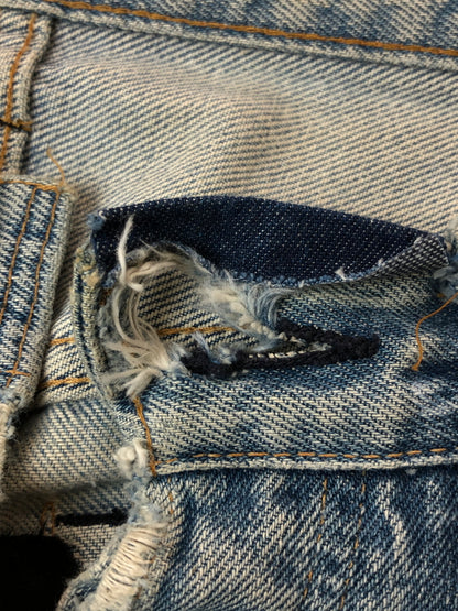 【ジャンク品】【メンズ】 LEVI'S リーバイス 66後期 501 DENIM PANT リーバイス デニムパンツ ジーンズ メンズ ボトムス 157-260520-KS-04-min サイズ：W30 L34 カラー：ライトブルー 万代Net店