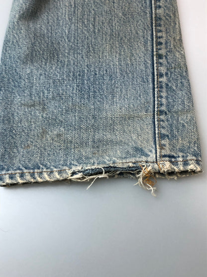 【ジャンク品】【メンズ】 LEVI'S リーバイス 66後期 501 DENIM PANT リーバイス デニムパンツ ジーンズ メンズ ボトムス 157-260520-KS-04-min サイズ：W30 L34 カラー：ライトブルー 万代Net店