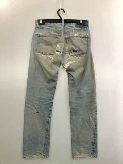 【ジャンク品】【メンズ】 LEVI'S リーバイス 66後期 501 DENIM PANT リーバイス デニムパンツ ジーンズ メンズ ボトムス 157-260520-KS-04-min サイズ：W30 L34 カラー：ライトブルー 万代Net店