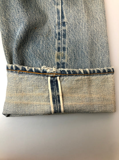 【ジャンク品】【メンズ】 LEVI'S リーバイス 66後期 501 DENIM PANT リーバイス デニムパンツ ジーンズ メンズ ボトムス 157-260520-KS-04-min サイズ：W30 L34 カラー：ライトブルー 万代Net店