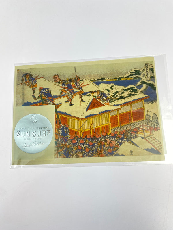 【中古品】【メンズ】 SUNSURF サンサーフ ×葛飾北斎 SS37918 SPECIAL EDITION RAYON S S 忠臣蔵討入 半袖シャツ ショートスリーブ 145-260607-AS-17-min サイズ：XXL カラー：オフホワイト/ブラウン系 万代Net店