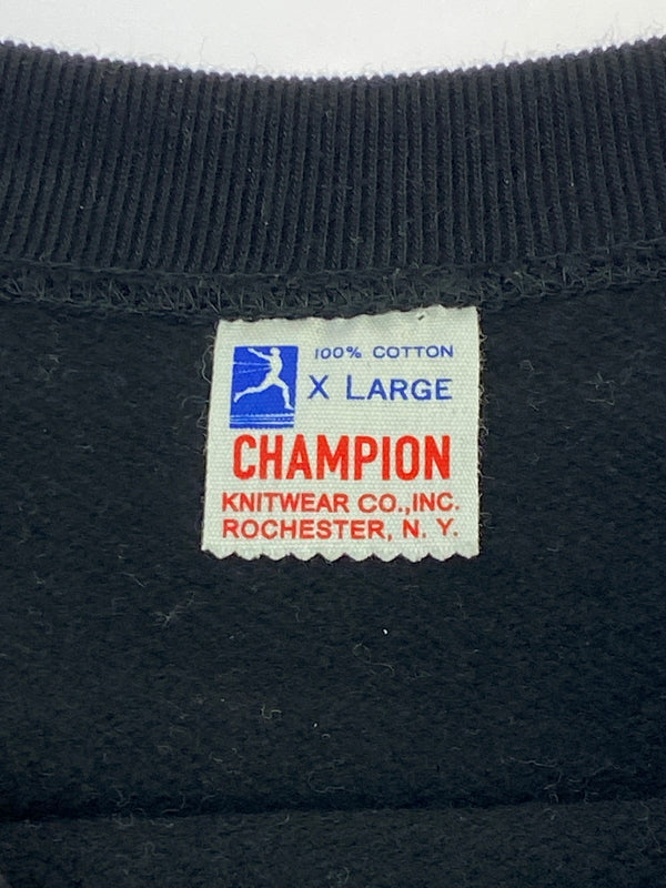 【中古品】【メンズ】 CHAMPION チャンピオン TRUE TO ARCHIVES SHORT SLEEVE SWEAT SHIRT CROSS 1950 MODEL ショートスリーブ スウェットシャツ トップス 145-260527-yn-29-min サイズ：XL カラー：ブラック 万代Net店