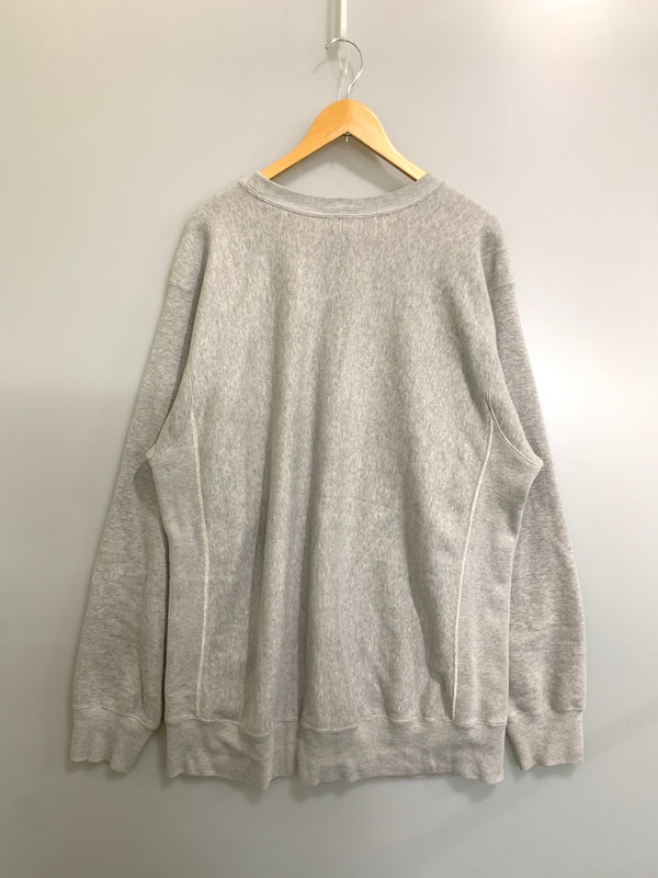 【中古品】【メンズ】 BUZZ RICKSON'S バズリクソンズ HORIZONTAL KNITTING HEAVY WEIGHT SWEAT SHIRTS ホリゾンタル ニッティング ヘビーウェイト スウェットシャツ 145-260520-KS-16-min サイズ：XXL カラー：グレー系 万代Net店