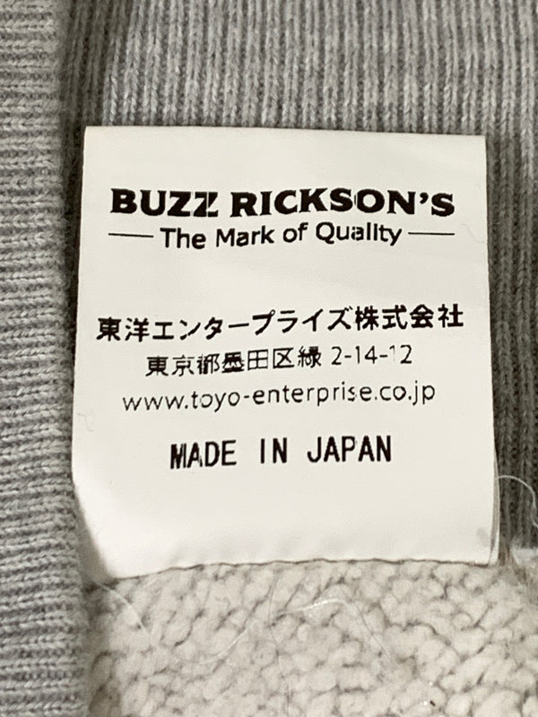 【中古品】【メンズ】 BUZZ RICKSON'S バズリクソンズ HORIZONTAL KNITTING HEAVY WEIGHT SWEAT SHIRTS ホリゾンタル ニッティング ヘビーウェイト スウェットシャツ 145-260520-KS-16-min サイズ：XXL カラー：グレー系 万代Net店