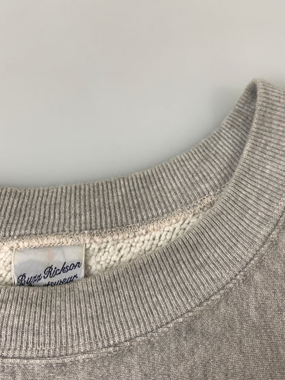 【中古品】【メンズ】 BUZZ RICKSON'S バズリクソンズ HORIZONTAL KNITTING HEAVY WEIGHT SWEAT SHIRTS ホリゾンタル ニッティング ヘビーウェイト スウェットシャツ 145-260520-KS-16-min サイズ：XXL カラー：グレー系 万代Net店