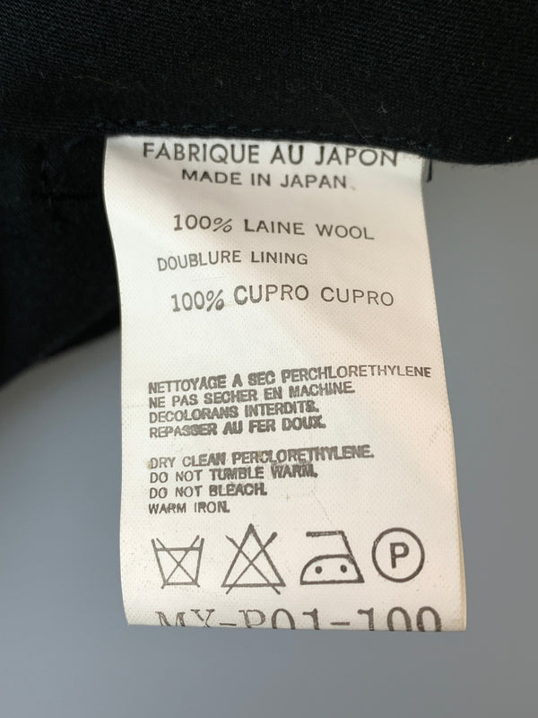 【中古品】【メンズ】 Y'S FOR MEN ワイズフォーメン 00's SETUP ウールギャバジン セットアップ ジャケット ボトムス 140-260529-yn-07-min サイズ：ジャケット4/パンツ3 カラー：ブラック 万代Net店