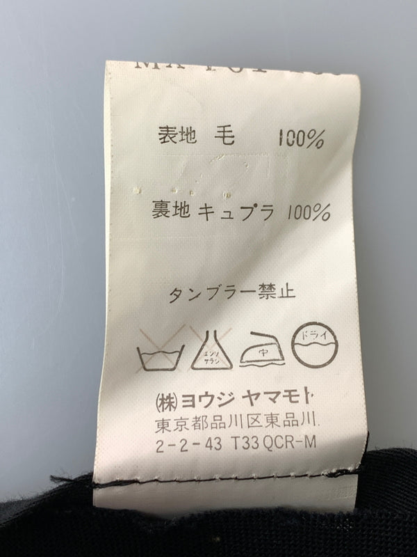 【中古品】【メンズ】 Y'S FOR MEN ワイズフォーメン 00's SETUP ウールギャバジン セットアップ ジャケット ボトムス 140-260529-yn-07-min サイズ：ジャケット4/パンツ3 カラー：ブラック 万代Net店