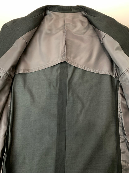 【中古品】【メンズ】 Y'S FOR MEN ワイズフォーメン 00's SETUP ウールギャバジン セットアップ ジャケット ボトムス 140-260529-yn-07-min サイズ：ジャケット4/パンツ3 カラー：ブラック 万代Net店