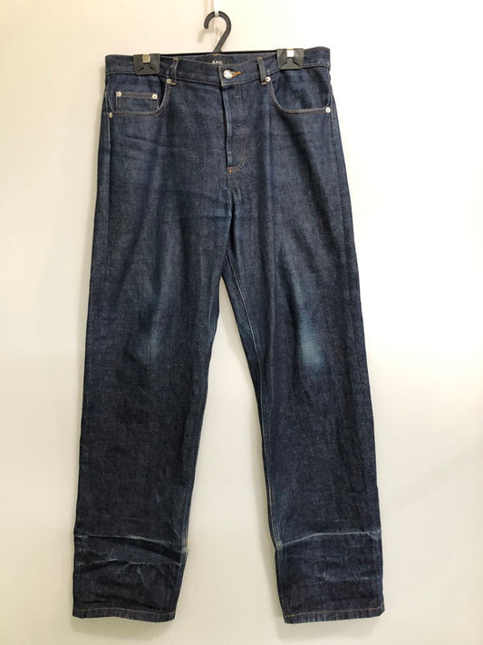 【現状渡し品】【メンズ】 A.P.C. アーペーセー 0724 STRAIGHT DENIM PANT ストレートデニムパンツ ボトムス 151-260520-AS-18-min サイズ：33 カラー：インディゴ 万代Net店