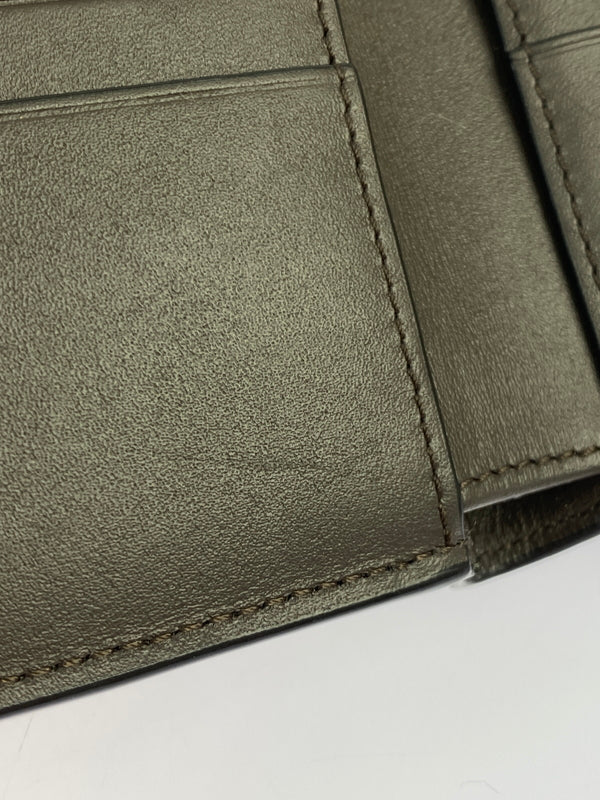 【中古品】【メンズ/レディース】 LOEWE ロエベ PUZZLE BI-FOLD WALLET パズル バイ フォールド 二つ折り財布 181-260611-yn-13-min カラー：ダークグレー 万代Net店