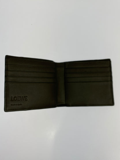 【中古品】【メンズ/レディース】 LOEWE ロエベ PUZZLE BI-FOLD WALLET パズル バイ フォールド 二つ折り財布 181-260611-yn-13-min カラー：ダークグレー 万代Net店