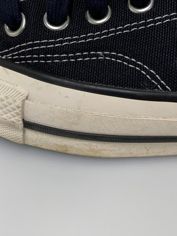 【中古品】【メンズ】 CONVERSE コンバース CHUCK TAYLOR CANVAS OX 1AD661 チャックテイラー キャンバス オックス スニーカー メンズ シューズ 靴 163-260521-em-62-min サイズ：25.0cm カラー：ブラック 万代Net店