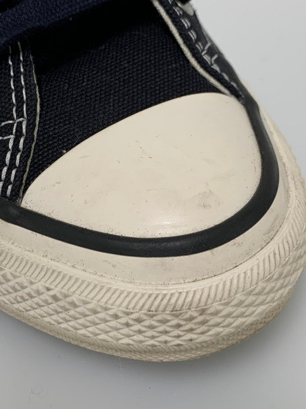 【中古品】【メンズ】 CONVERSE コンバース CHUCK TAYLOR CANVAS OX 1AD661 チャックテイラー キャンバス オックス スニーカー メンズ シューズ 靴 163-260521-em-62-min サイズ：25.0cm カラー：ブラック 万代Net店