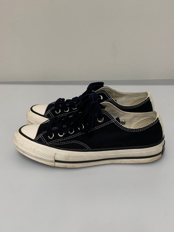 【中古品】【メンズ】 CONVERSE コンバース CHUCK TAYLOR CANVAS OX 1AD661 チャックテイラー キャンバス オックス スニーカー メンズ シューズ 靴 163-260521-em-62-min サイズ：25.0cm カラー：ブラック 万代Net店