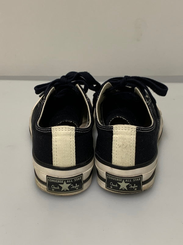 【中古品】【メンズ】 CONVERSE コンバース CHUCK TAYLOR CANVAS OX 1AD661 チャックテイラー キャンバス オックス スニーカー メンズ シューズ 靴 163-260521-em-62-min サイズ：25.0cm カラー：ブラック 万代Net店