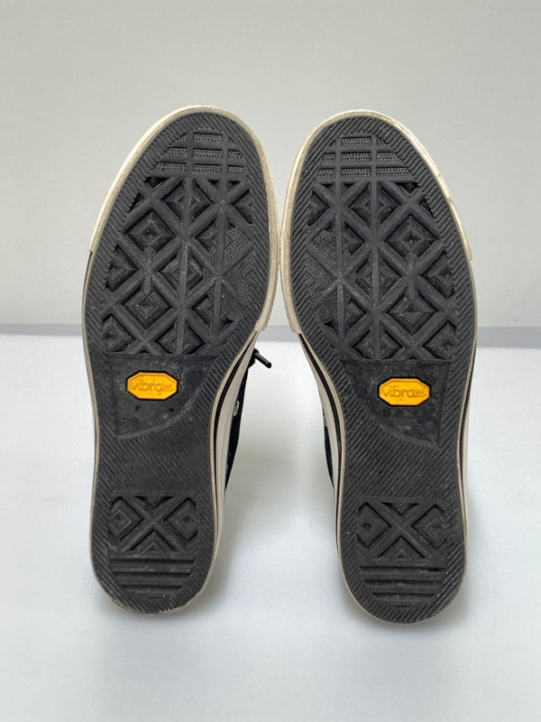 【中古品】【メンズ】 CONVERSE コンバース CHUCK TAYLOR CANVAS OX 1AD661 チャックテイラー キャンバス オックス スニーカー メンズ シューズ 靴 163-260521-em-62-min サイズ：25.0cm カラー：ブラック 万代Net店
