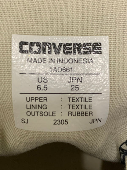 【中古品】【メンズ】 CONVERSE コンバース CHUCK TAYLOR CANVAS OX 1AD661 チャックテイラー キャンバス オックス スニーカー メンズ シューズ 靴 163-260521-em-62-min サイズ：25.0cm カラー：ブラック 万代Net店