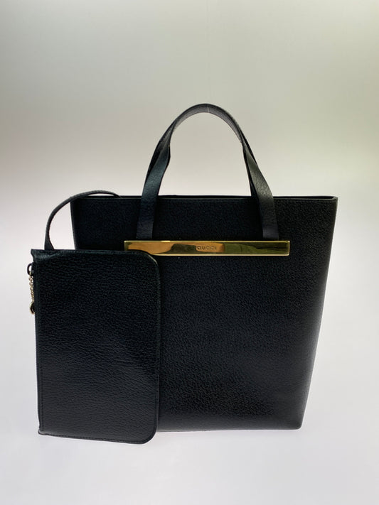 【現状渡し品】【メンズ】 OLD GUCCI オールド グッチ 000・2058・0558 ポーチ付きハンドバッグ 180-260530-KS-12-min カラー：ブラック 万代Net店