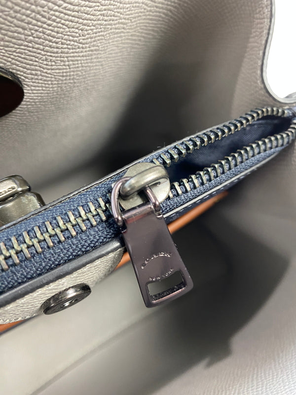 【中古美品】【メンズ】 COACH コーチ WILLOW BUCKET C3766 ウィロウ バケット ショルダーバッグ 180-260530-KS-13-min カラー：ライトブルー 万代Net店