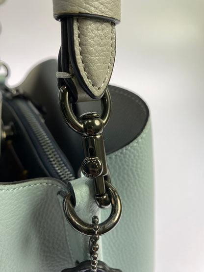 【中古美品】【メンズ】 COACH コーチ WILLOW BUCKET C3766 ウィロウ バケット ショルダーバッグ 180-260530-KS-13-min カラー：ライトブルー 万代Net店