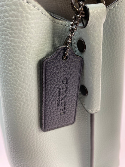 【中古美品】【メンズ】 COACH コーチ WILLOW BUCKET C3766 ウィロウ バケット ショルダーバッグ 180-260530-KS-13-min カラー：ライトブルー 万代Net店