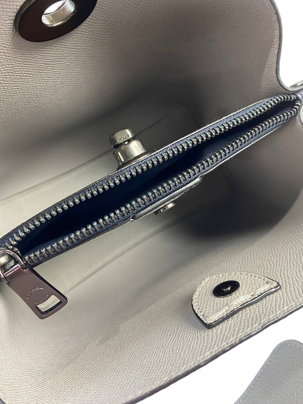 【中古美品】【メンズ】 COACH コーチ WILLOW BUCKET C3766 ウィロウ バケット ショルダーバッグ 180-260530-KS-13-min カラー：ライトブルー 万代Net店