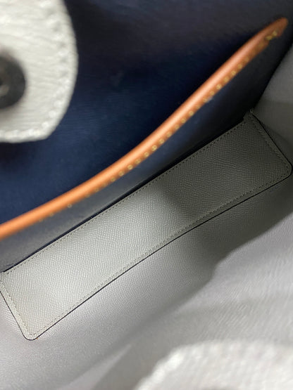 【中古美品】【メンズ】 COACH コーチ WILLOW BUCKET C3766 ウィロウ バケット ショルダーバッグ 180-260530-KS-13-min カラー：ライトブルー 万代Net店