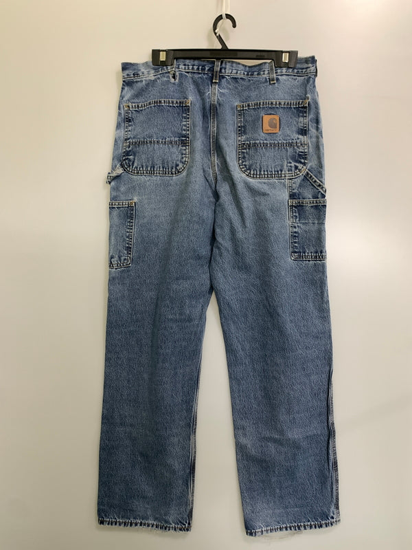 【現状渡し品】【メンズ】 CARHARTT カーハート DENIM PAINTER PANT デニム ペインター パンツ ジーンズ メンズ ボトムス 157-260520-KS-33-min サイズ：36×32 カラー：ブルー 万代Net店