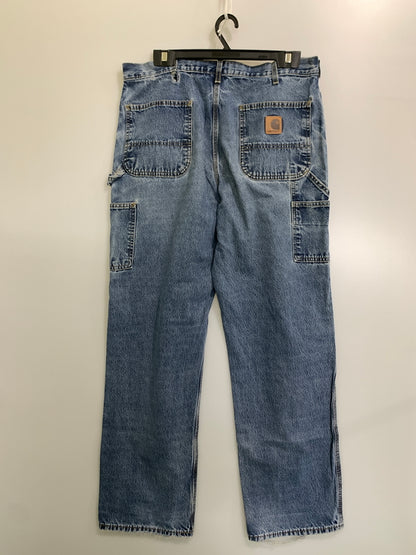 【現状渡し品】【メンズ】 CARHARTT カーハート DENIM PAINTER PANT デニム ペインター パンツ ジーンズ メンズ ボトムス 157-260520-KS-33-min サイズ：36×32 カラー：ブルー 万代Net店