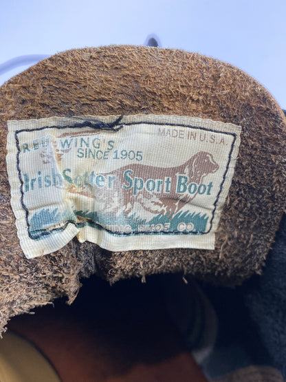 【現状渡し品】【メンズ/レディース】 RED WING レッドウィング 90S 四角犬タグ IRISH SETTER 靴 シューズ ブーツ 164-260531-AS-77-min サイズ：下記参照 カラー：ブラック 万代Net店